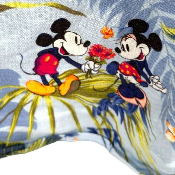 Disney Tommy Bahama Mickey Mouse & Minnie Jungle Jubilee Camp Shirt women's XL - Picture 4 of 10